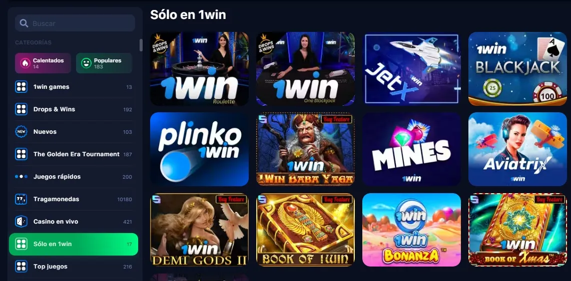 1win juegos