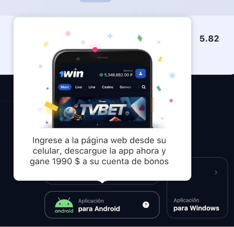 1win descargar en android