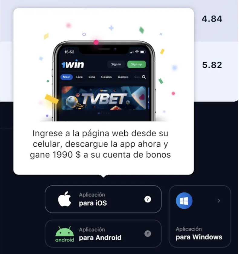 1win descargar en ios